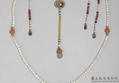 图片[2]-Court beads of freshwater pearls, Jiaqing reign (1796-1820), Qing dynasty-China Archive